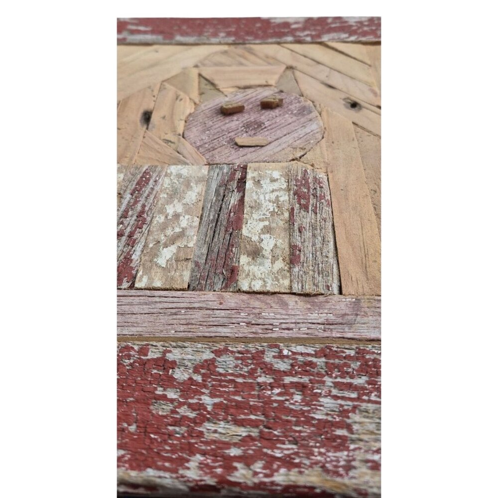 Rustic Barn‑Board Cat Wall Decor Hanging – Local Wisconsin Artisan - Picture 8 of 8